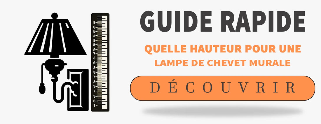 Quelle hauteur lampe de chevet murale ?