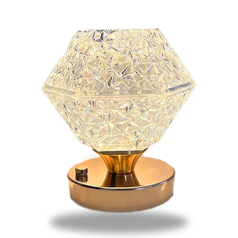 lampe de chevet cristal