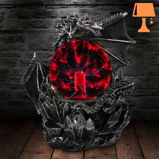 Lampe-de-chevet-dragon-noir