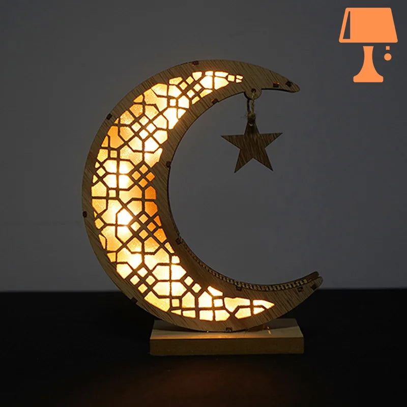 Lampe-forme-croissant-de-lune