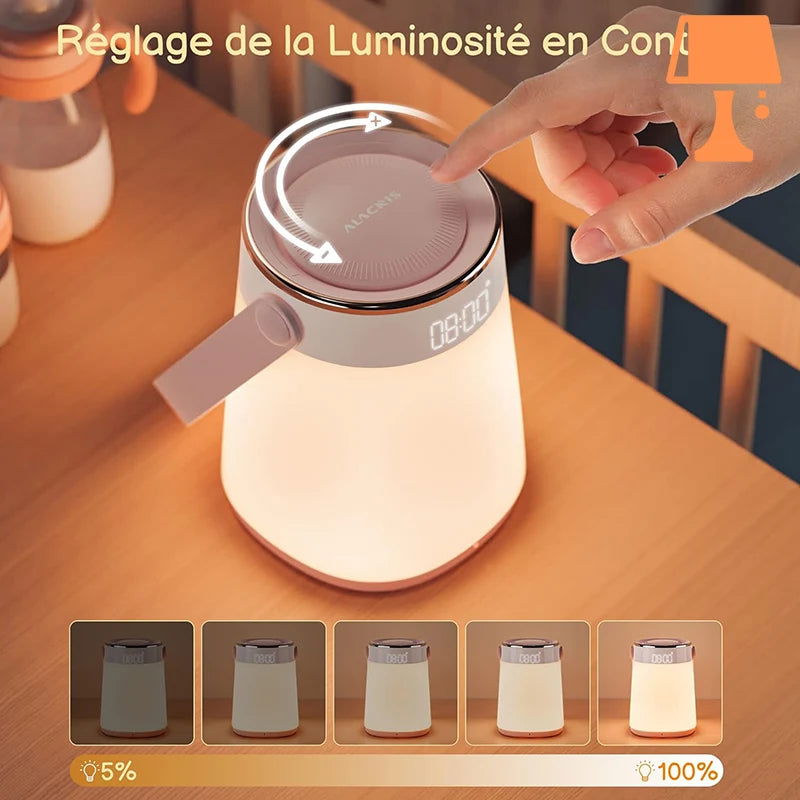 Lampe de Chevet Avec Télécommande luminositée ajustable
