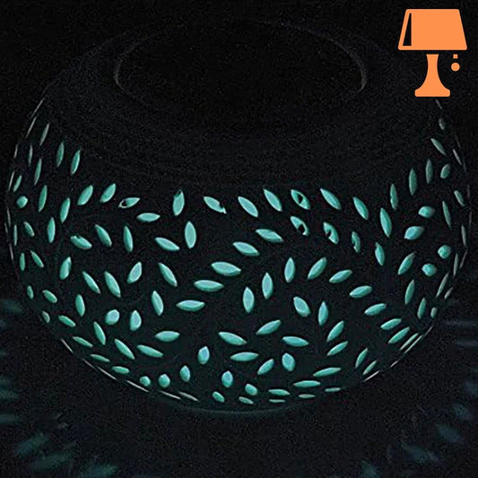 Lampe de Chevet Porcelaine Vintage Bleu