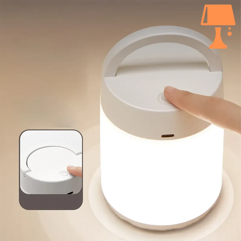 Lampe de Chevet en Plastique Originale Tactile