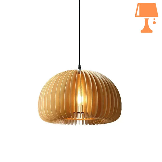 Abat jour bois naturel design