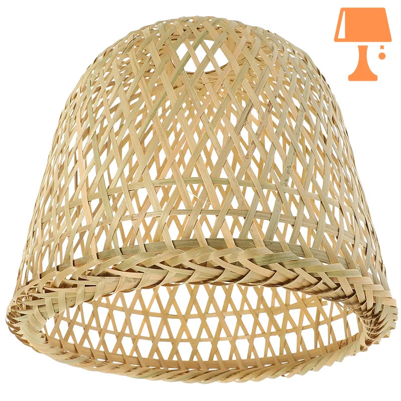 Abat jour bois tressé design