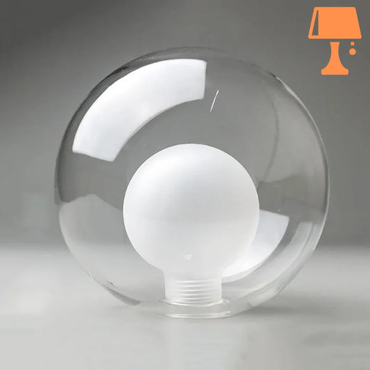 Abat jour boule verre design