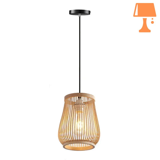 Abat jour en bambou design