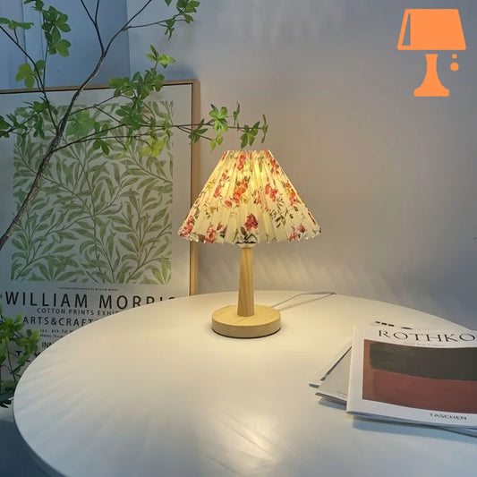 Abat jour fleur vintage originale