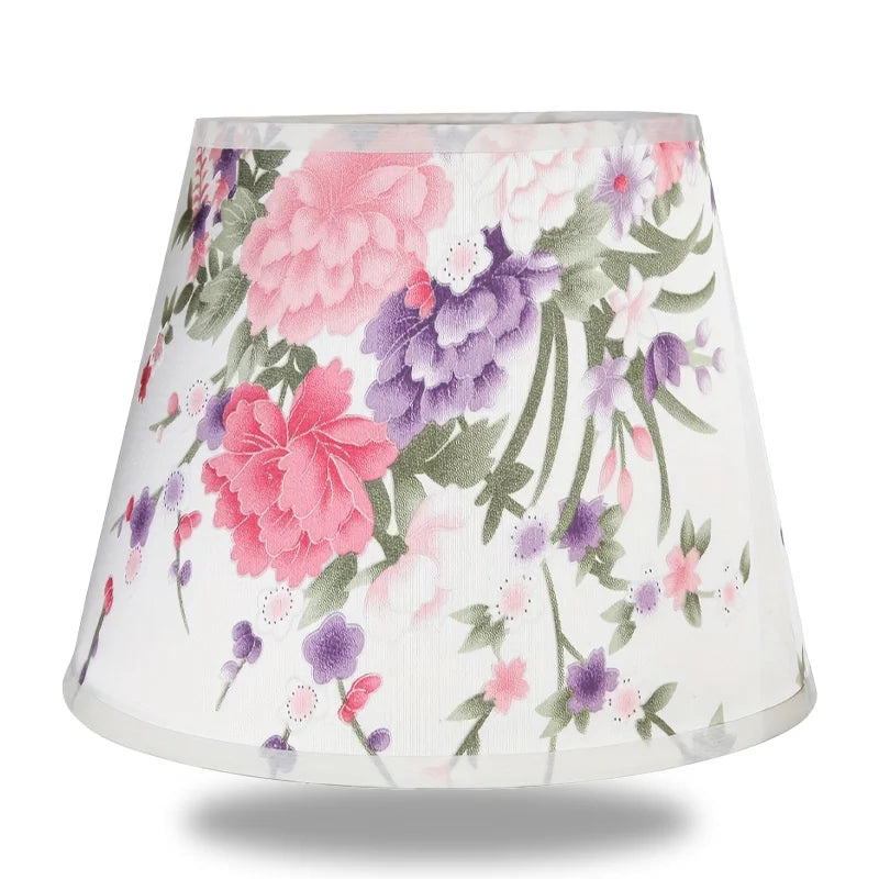 Lampe de Chevet Vintage Fleur, Lampe de Table Design Fleur, Abat-Jour Lampe de Chevet Vintage Fleur, Lampe de Table Design Fleur, Abat-Jour