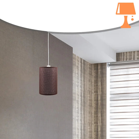 Abat jour marron chocolat originale