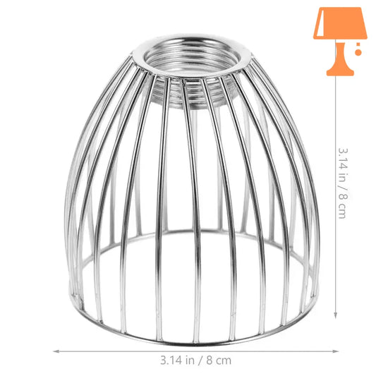 Abat jour métal argenté bohème