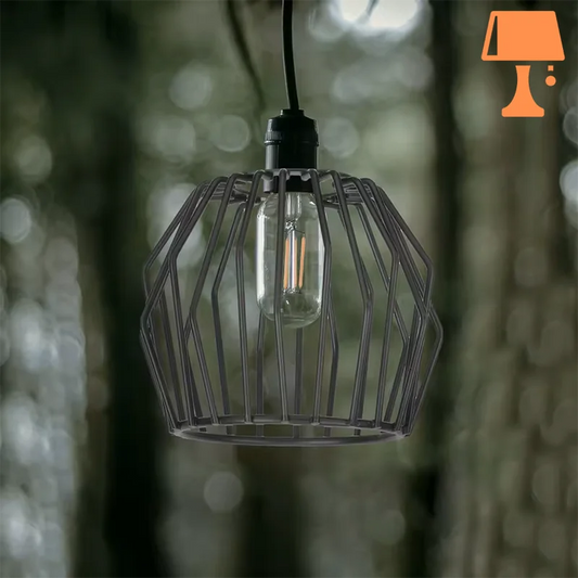 Abat jour métal noir design