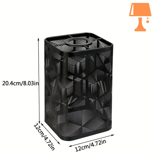 Abat jour moderne noir