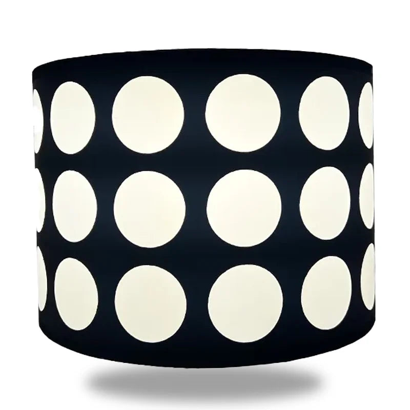 Abat jour noir et blanc
