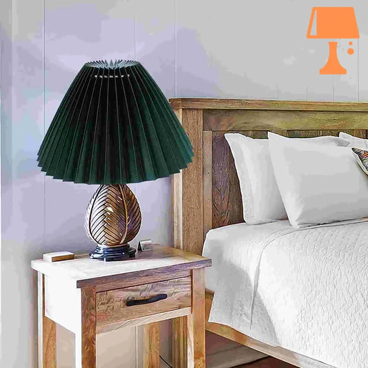 Abat jour plissé chambre