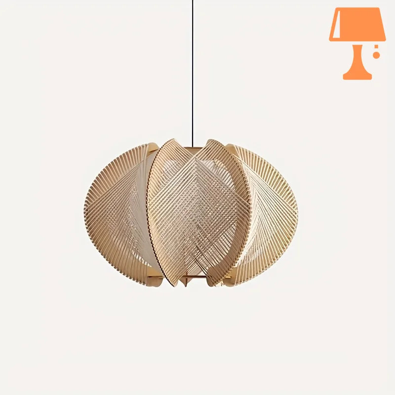 Abat jour plissé japonais design
