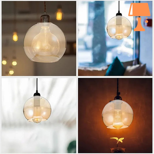 Abat jour verre ancien original