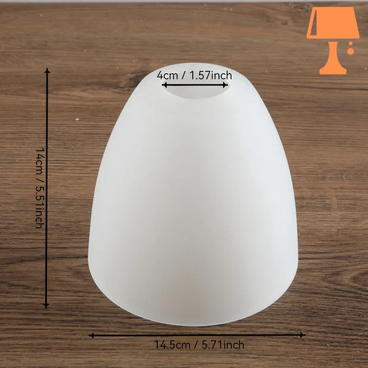 Abat jour verre blanc