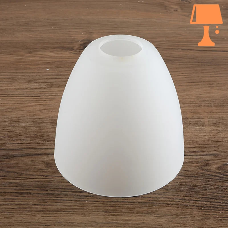 Abat jour verre blanc chambre