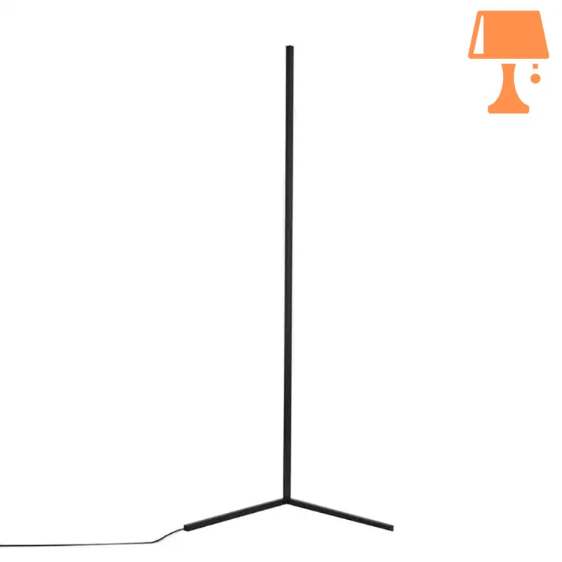 grande lampe de chevet noir fond blanc