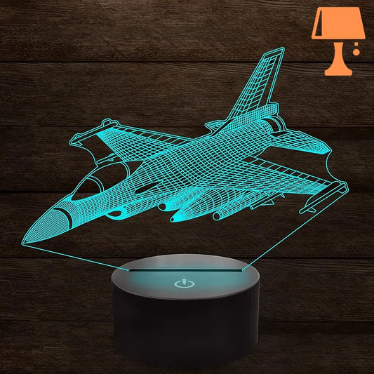 lampe 3d avion design
