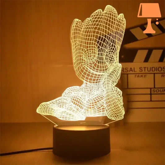 lampe baby groot design