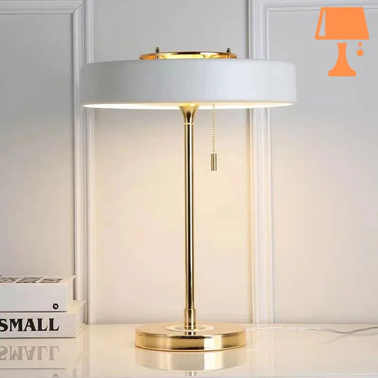 lampe-blanc-et-dore-design