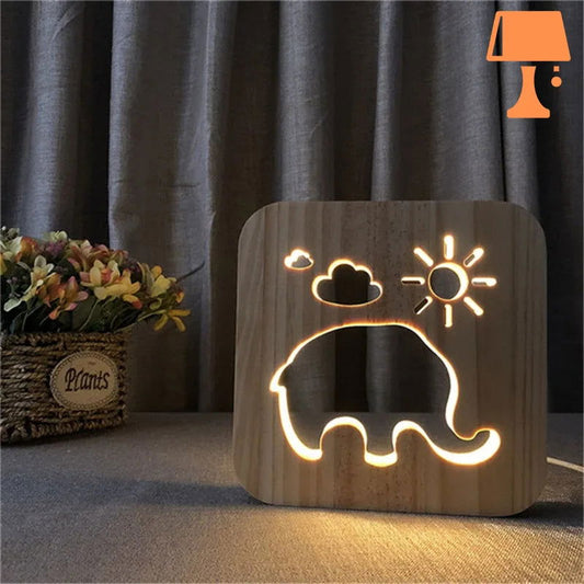 lampe-bois-forme-elephant