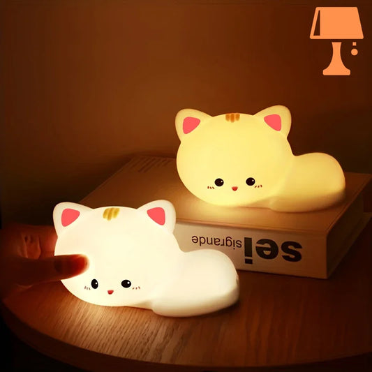 Lampe de bureau chat déco