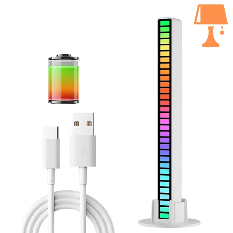 lampe de chevet rgb blanc