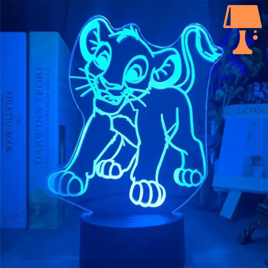 lampe de chevet roi lion a