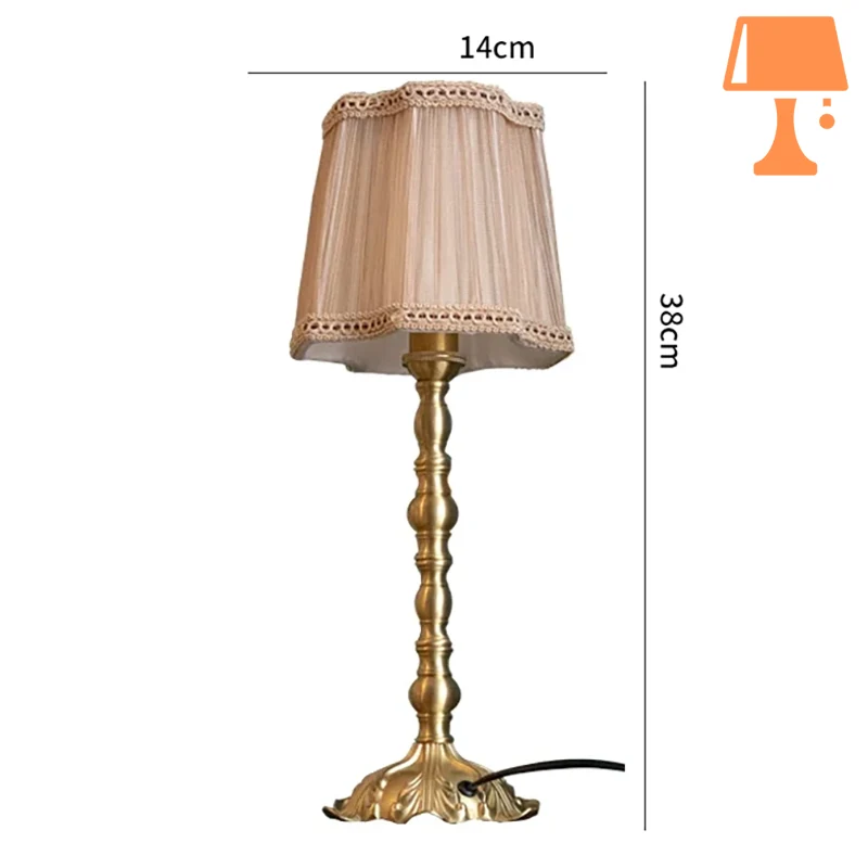 lampe de chevet rose cuivre b