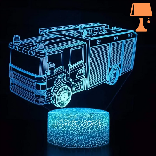 lampe de chevet sam le pompier bleu