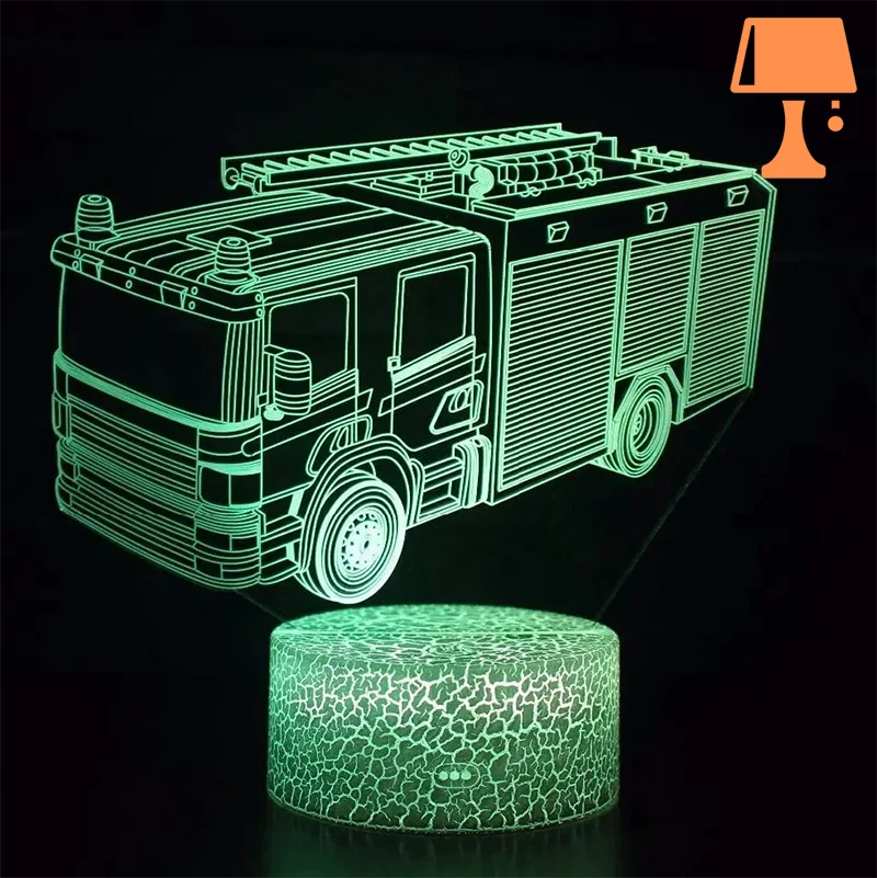 lampe de chevet sam le pompier vert