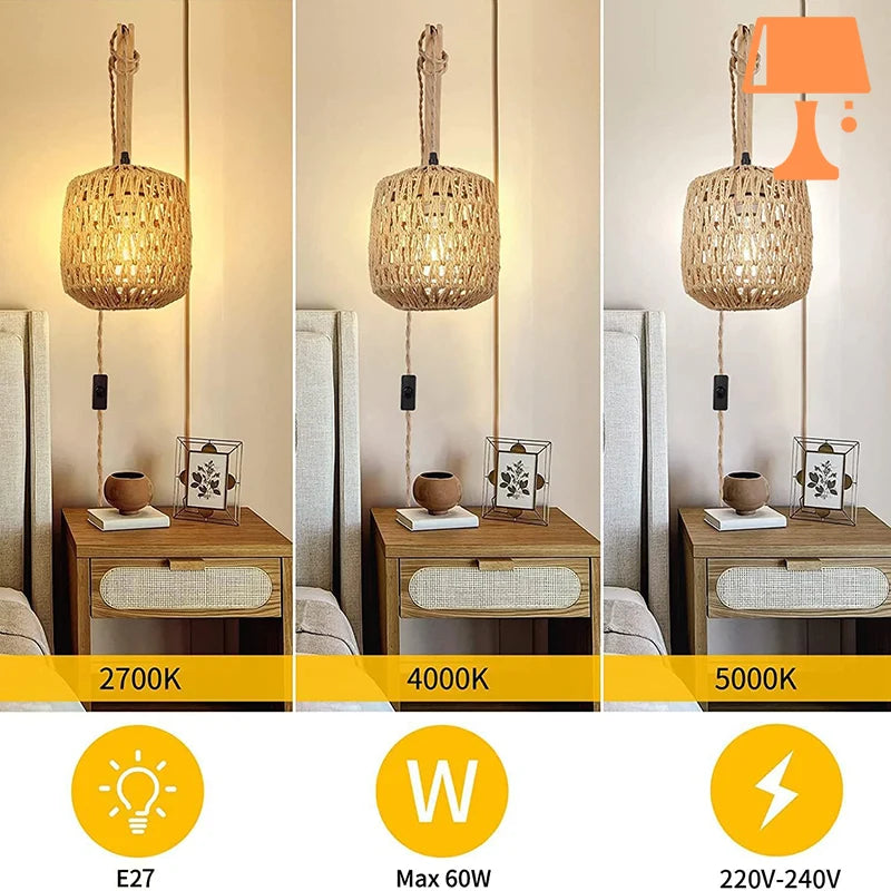 lampe de chevet tombante environnement