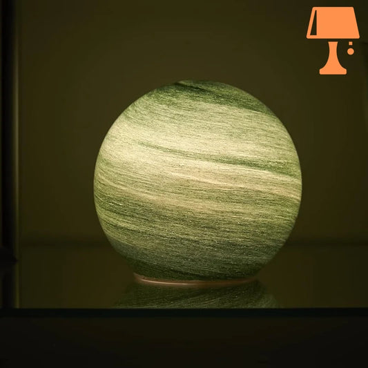 lampe de chevet verre soufflé salon