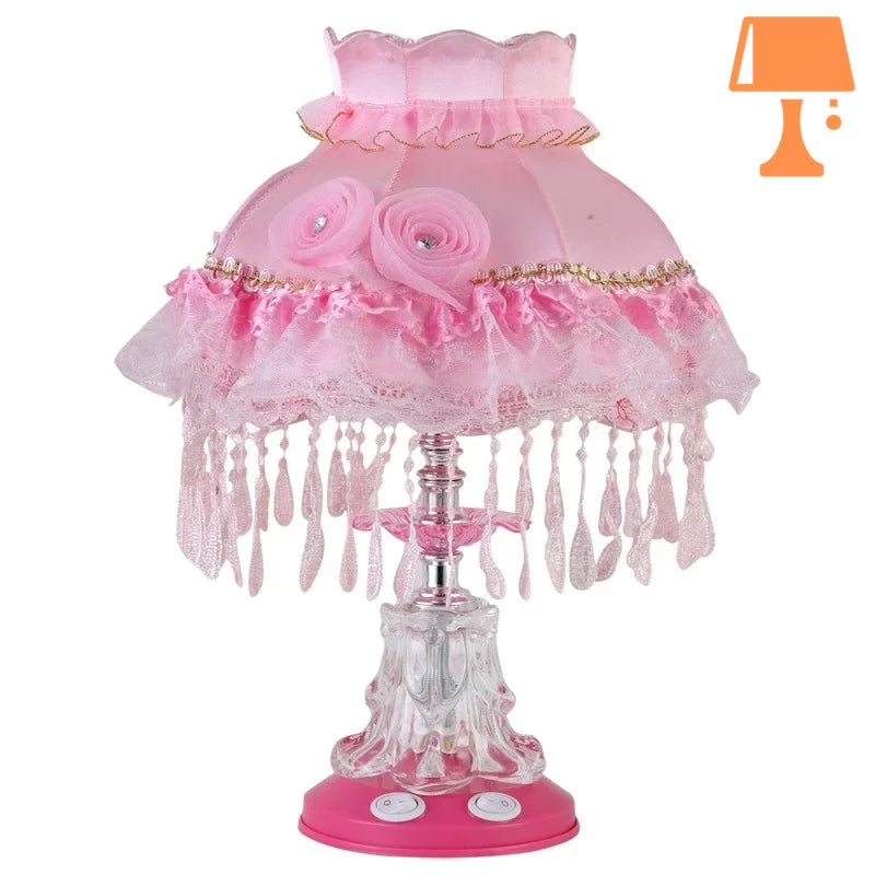 lampe de chevet vieux rose design