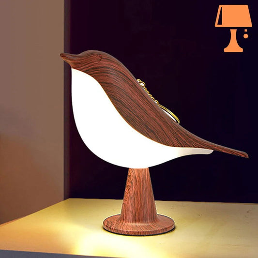 lampe-design-oiseau-acajou