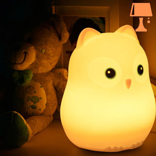 lampe-forme-hibou-tactile