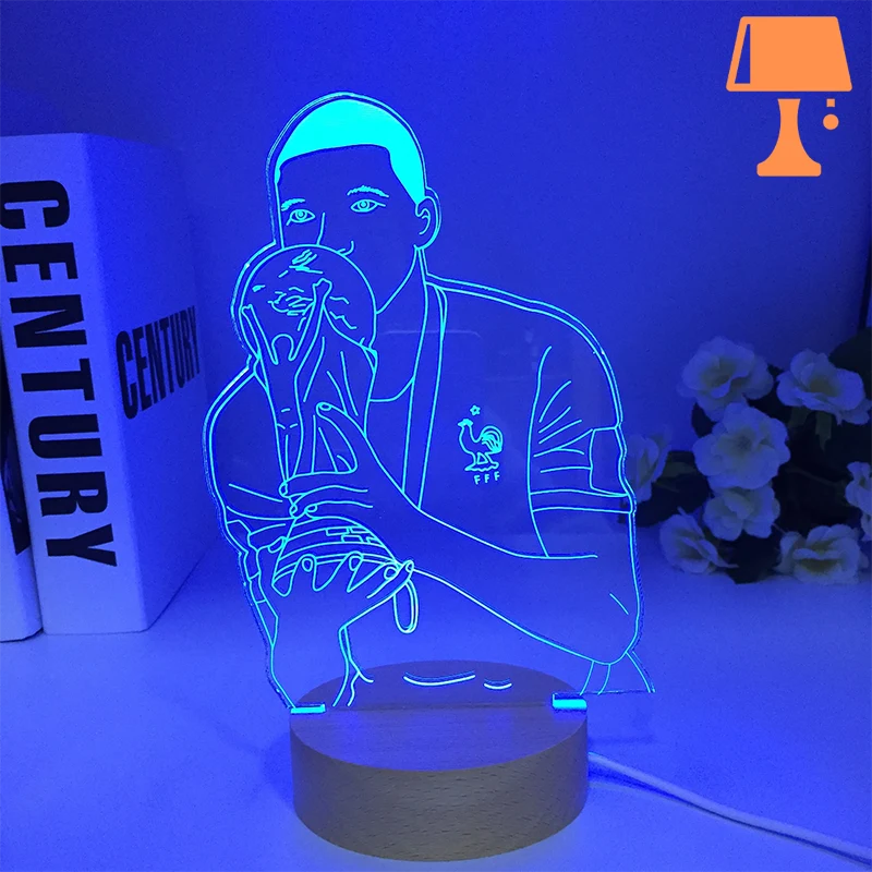 Lampe Kilian Mbappe Foot