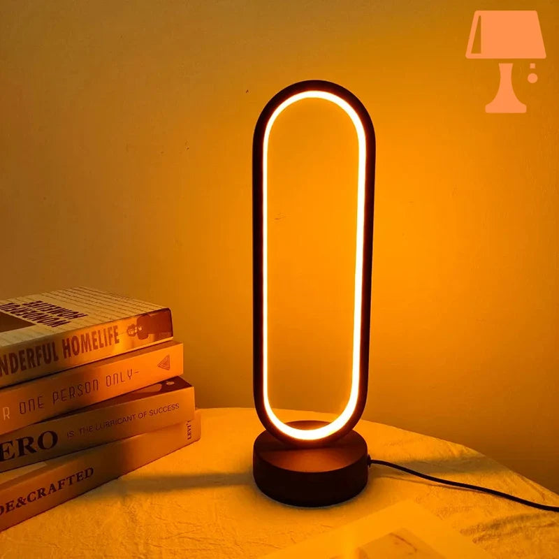 Lampe Led Design à Poser Noir