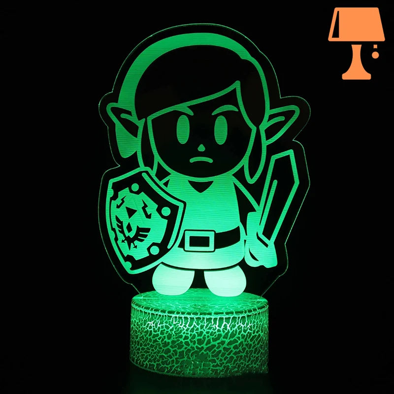 lampe led zelda design