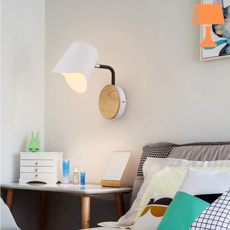 lampe-murale-potence-metal-blanc