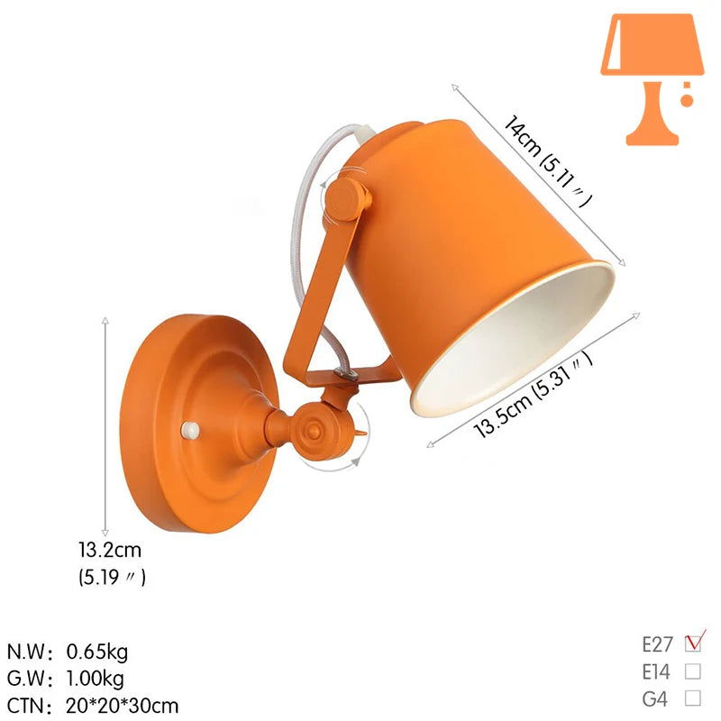 lampe-orange-annee-70-taille