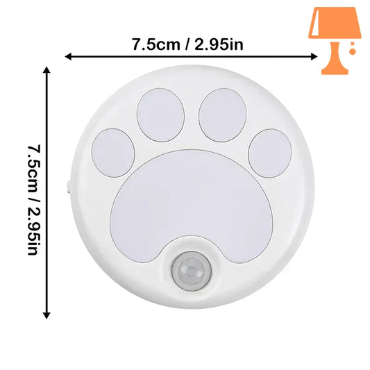 Lampe pied chat design