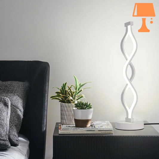 Lampe torsade design
