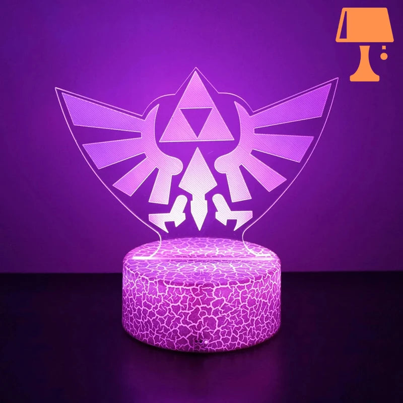 lampe triforce rose
