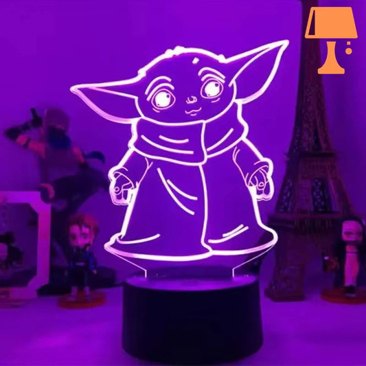 lampe baby yoda design