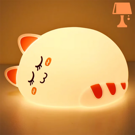 lampe de chevet à poser chat