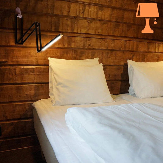 lampe de chevet aluminium chambre